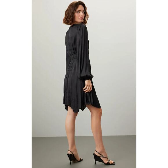 Maje Rivily Black Velvet Dress - $413 original retail - Picture 3 of 9